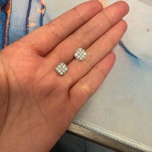 Elegant Silver Stud Earrings